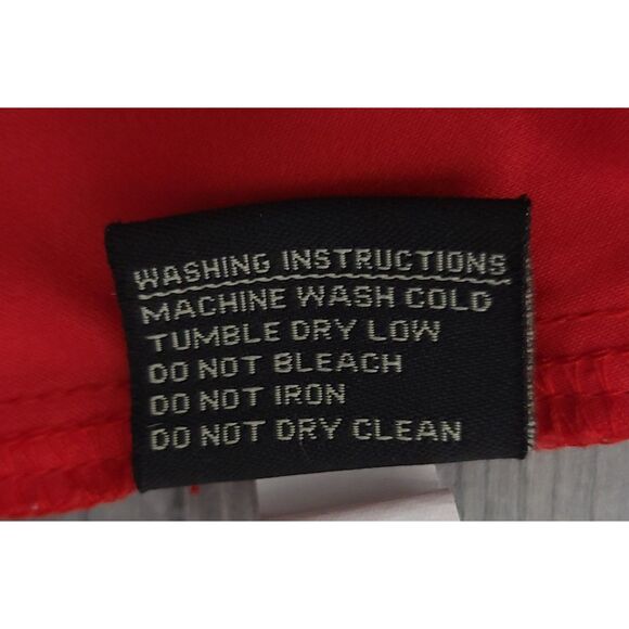Dunbrooke Mens XL‎ Red 1/4 Zip 100% Polyester Style No 8069 Firestone Logo Back - Picture 11 of 15